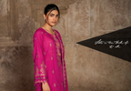 A vibrant 3-Piece Unstitched Suit in a beautiful pink shade,